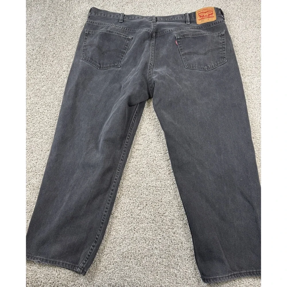 Levis 550 Relaxed‎ Fit Men's Denim Jeans Faded Black 46x29 (Measures 42x28)